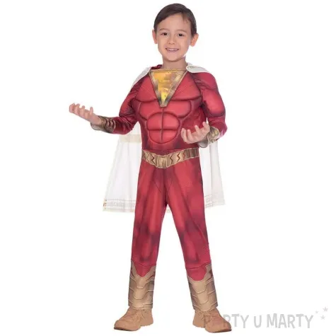 stroj dla dzieci shazam amscan rozm 116 128 cm