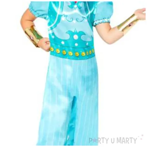 stroj dla dzieci shimmer i shine blekitny amscan 98 104 cm