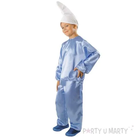 stroj dla dzieci skrzat niebieski kraszek rozm 110 116 cm