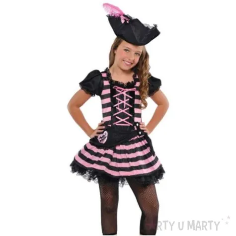 stroj dla dzieci slodka piratka amscan rozm 110 116 cm