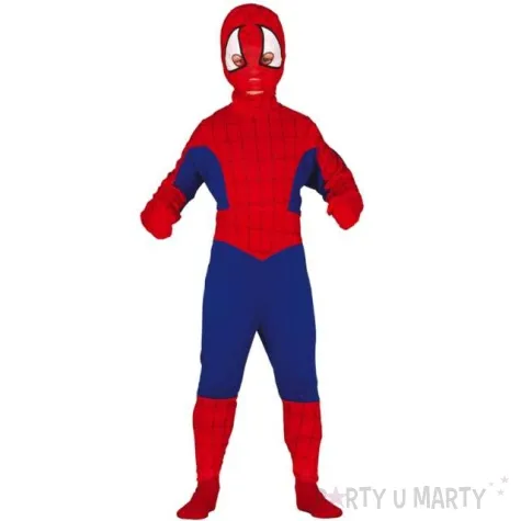 stroj dla dzieci spiderman czlowiek pajak guirca rozm 110 116 cm