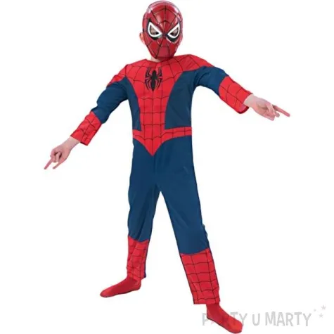 stroj dla dzieci spiderman deluxe rubies rozm 120 28 cm
