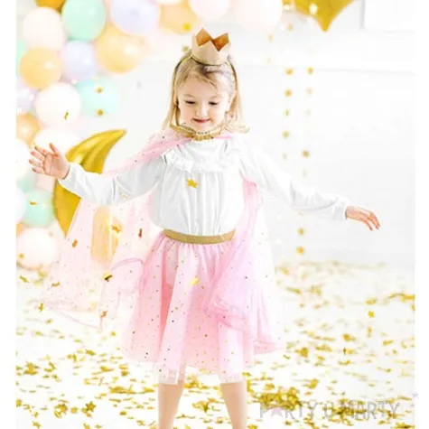 stroj dla dzieci spodniczka ksiezniczki rozowa partydeco