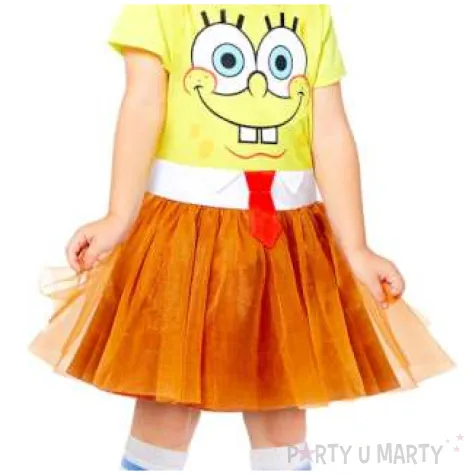 stroj dla dzieci spongebob kanciastoporty dziewczynka amscan rozm 140 152 cm