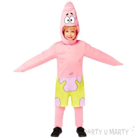 stroj dla dzieci spongebob patryk rozgwiazda amscan rozm 104 116 cm