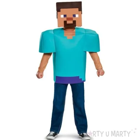 stroj dla dzieci steve minecraft disguise costumes rozm 127 136 cm