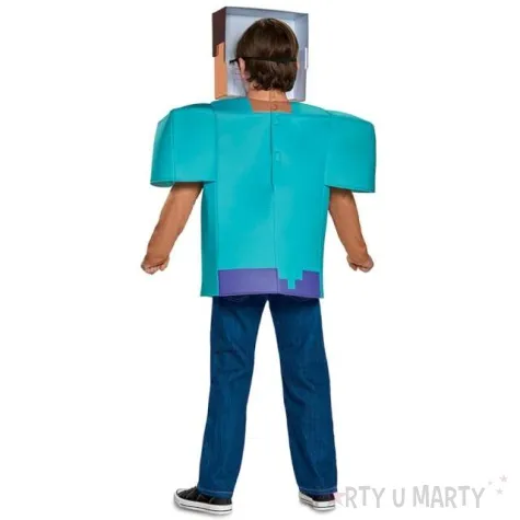 stroj dla dzieci steve minecraft disguise costumes rozm 127 136 cm