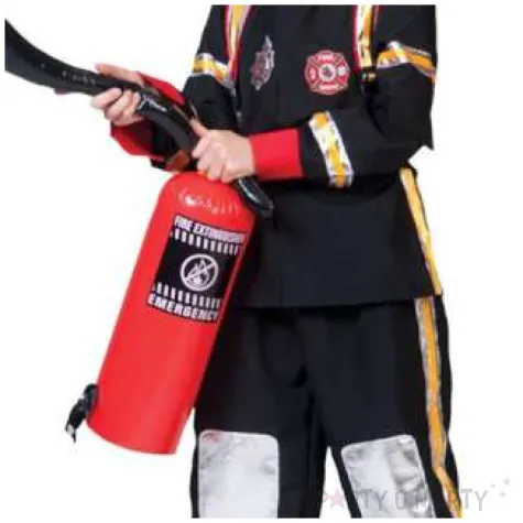 stroj dla dzieci strazak czarny funny fashion 116 cm