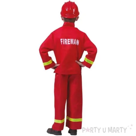 stroj dla dzieci strazak czerwony funny fashion 164 cm