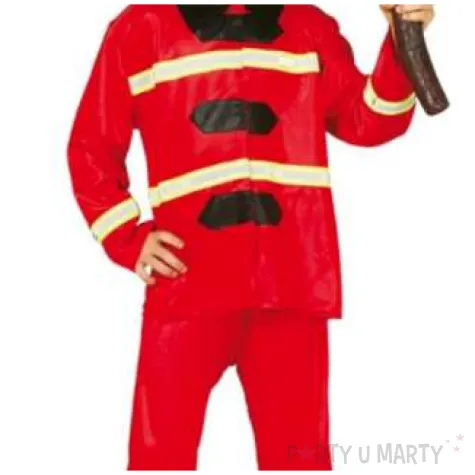 stroj dla dzieci strazak dzielny marek czerwony guirca 122 128 cm