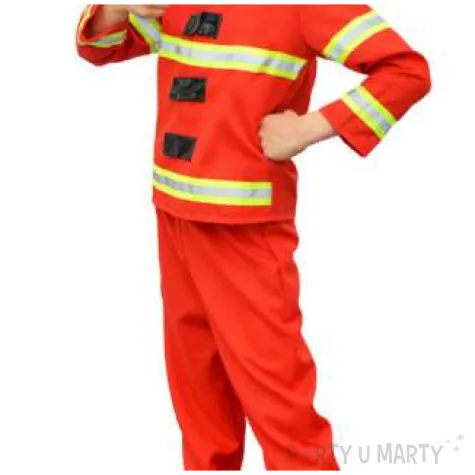 stroj dla dzieci strazak ok czerwony arpex rozm 110 120 cm