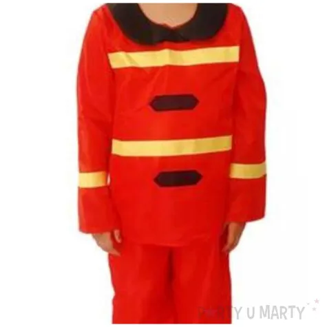 stroj dla dzieci strazak super tomek czerwony partytino 110 116 cm