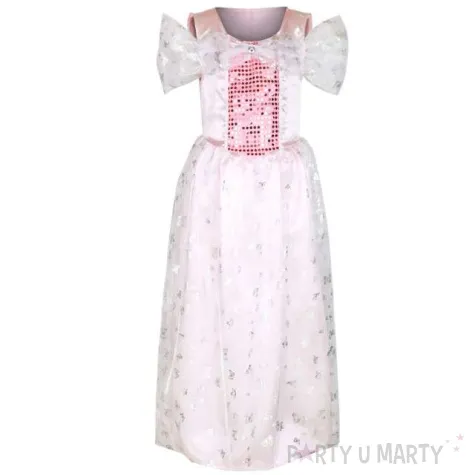 stroj dla dzieci sukienka ksiezniczki rozowa kraszek rozm 110 120