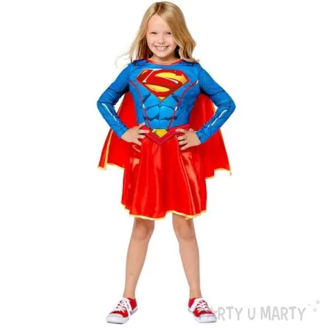 stroj dla dzieci supergirl eco dc amscan rozm 116 128