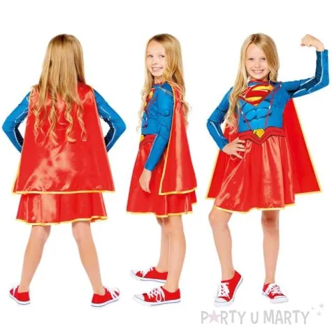 stroj dla dzieci supergirl eco dc amscan rozm 128 140
