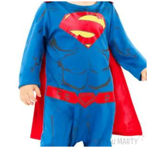 stroj dla dzieci superman baby dc amscan rozm 92 98