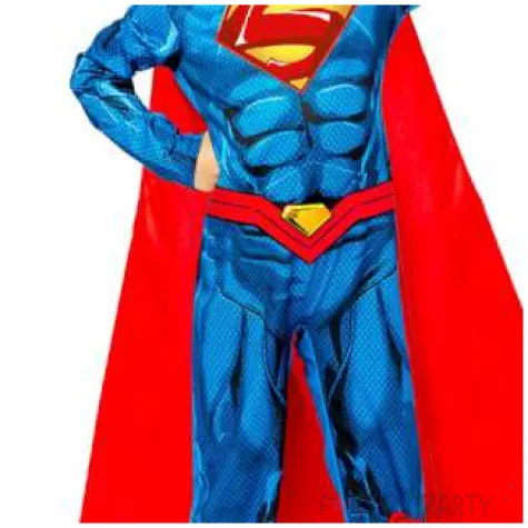 stroj dla dzieci superman eco dc amscan rozm 116 128