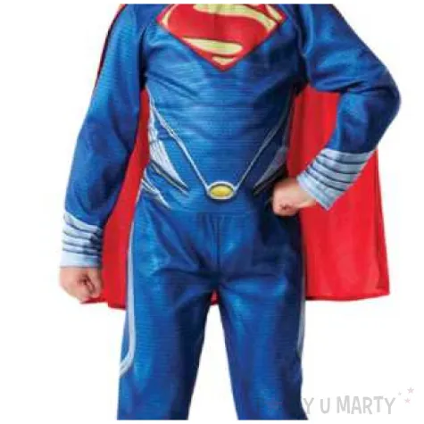 stroj dla dzieci superman w pelerynie rubies rozm 116 122 cm