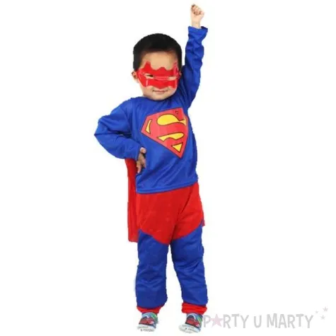 stroj dla dzieci supermena partytino rozm 122 124 cm