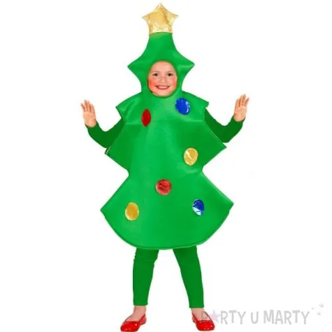 stroj dla dzieci swiateczna choinka widmann rozm 110 120 cm