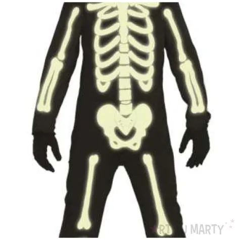 stroj dla dzieci swiecacy szkielet guirca rozm 10 12 lat