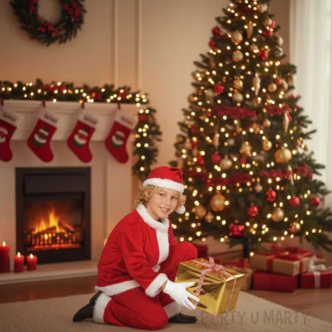 stroj dla dzieci swiety mikolaj guirca 142 148cm