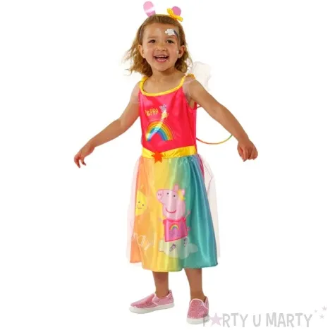 stroj dla dzieci swinka peppa sukienka amscan rozm 98 104 cm