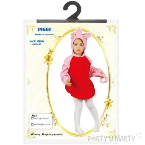 stroj dla dzieci swinka rozowa godan rozm 92 104 cm