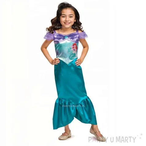 stroj dla dzieci syrenka ariel basic sukienka disguise 124 135 cm