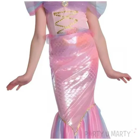 stroj dla dzieci syrenka sukienka i tiara rozowy godan rozm 130 140