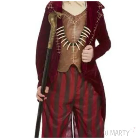 stroj dla dzieci szaman voodoo bordowy smiffys rozm 130 140 cm