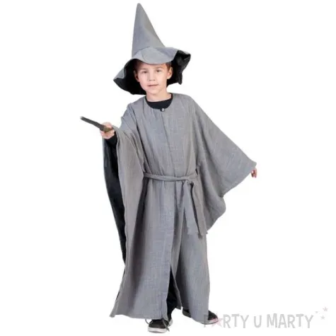 stroj dla dzieci szary czarodziej funny fashion rozm 140
