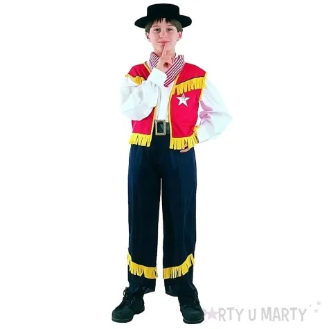 stroj dla dzieci szeryf kowboj tropic rozm 120 130 cm