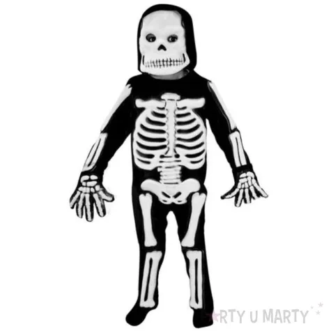 stroj dla dzieci szkielet 3d amscan rozm 9 11 lat