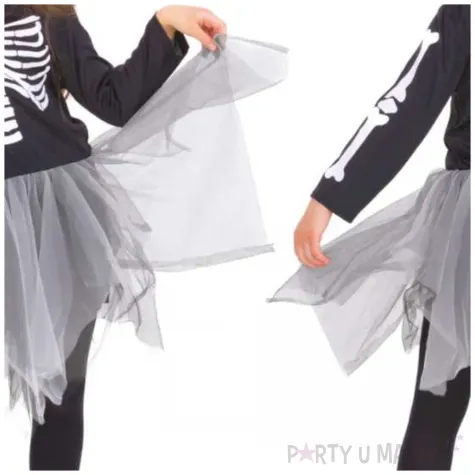 stroj dla dzieci szkielet kosciotrup w tutu partypal 110 120 cm