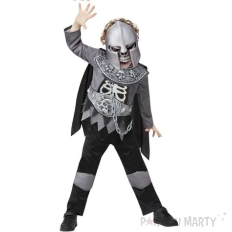 stroj dla dzieci szkielet rycerza smiffys 116 128 cm