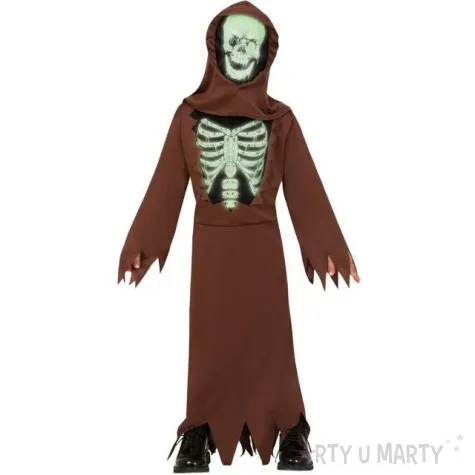 stroj dla dzieci szkielet zjawa brazowy guirca 10 12 lat