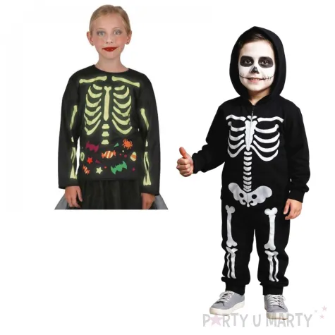 stroj dla dzieci szkieletor swiecacy godan rozm 120 130 cm