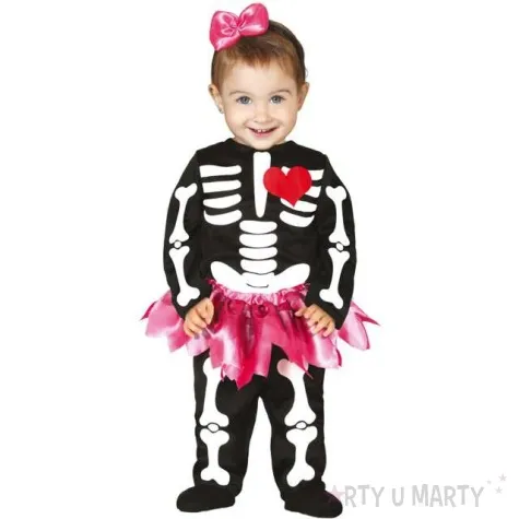 stroj dla dzieci szkieletorka baletnica kolorowy guirca 12 24 miesiace