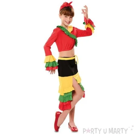 stroj dla dzieci tancerka rumba fyasa rozm 5 6 lat