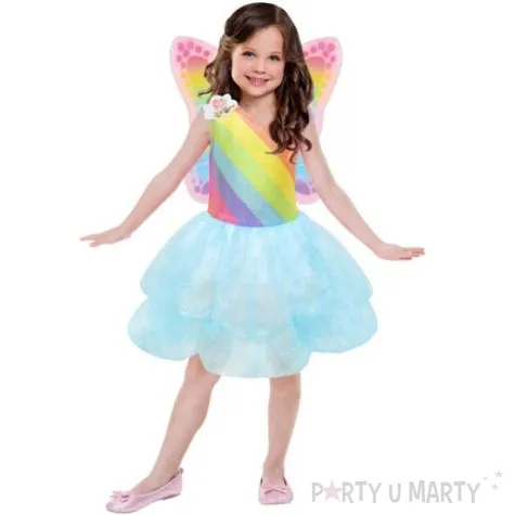 stroj dla dzieci teczowa barbie amscan rozm 3 5 lat