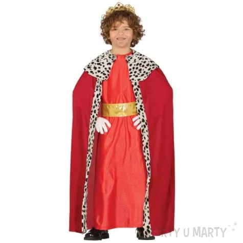 stroj dla dzieci trzech kroli kacper czerwony guirca 142 148 cm