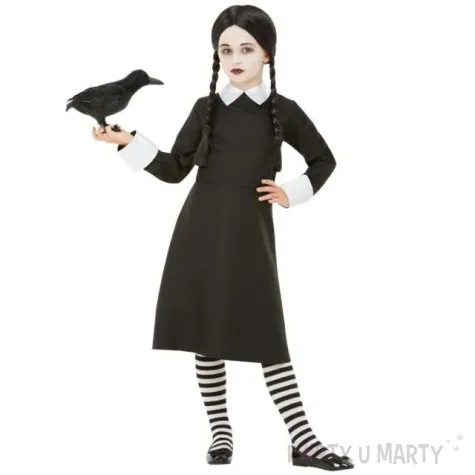 stroj dla dzieci wednesday adamms czarny smiffys s