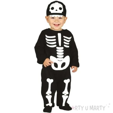 stroj dla dzieci wesoly kosciotrup czarno bialy guirca 12 24 mies