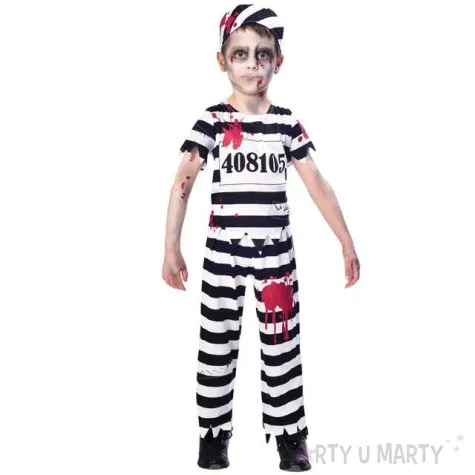 stroj dla dzieci wiezien zombie amscan rozm 122 128 cm