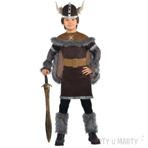 stroj dla dzieci wiking wojownik amscan rozm 140 152 cm