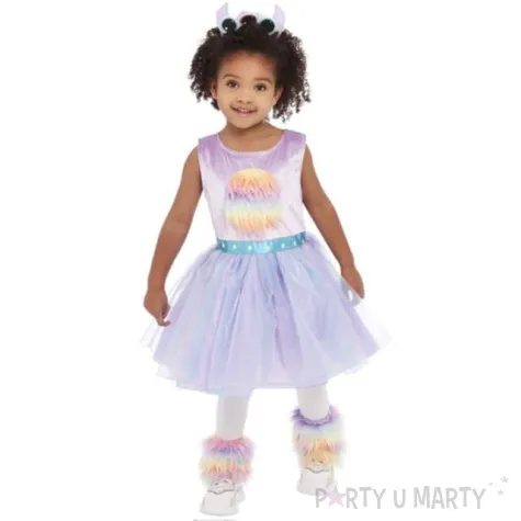 stroj dla dzieci wlochaty potworek fioletowy smiffys rozm 104 110 cm