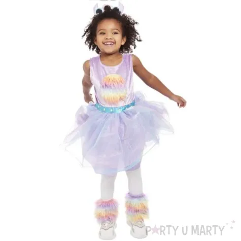 stroj dla dzieci wlochaty potworek fioletowy smiffys rozm 104 110 cm