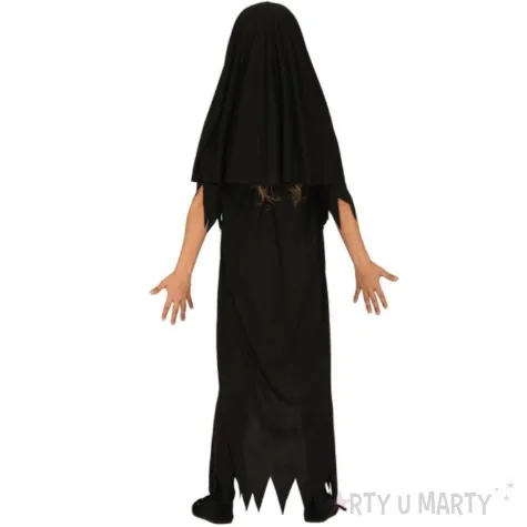 stroj dla dzieci zakonnica opetana czarny bialy guirca 146 152 cm