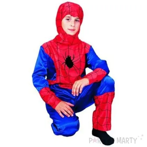 stroj dla dzieci zamaskowany czlowiek pajak partytino rozm 146 152 cm